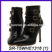 Chaussure en cuir sexy haut de talon